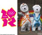 Логотип и талисманы Лондон 2012 Олимпийские игры, Венлок и Мандевиль, где участвовали 10568 спортсменов из 204 стран